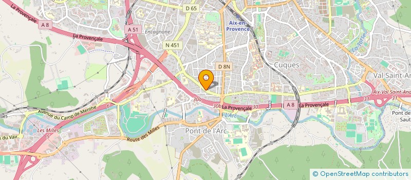 localisation de l'entreprise MEDITERRANEE CONSTRUCTION AMENAGEMENT à AIX-EN-PROVENCE