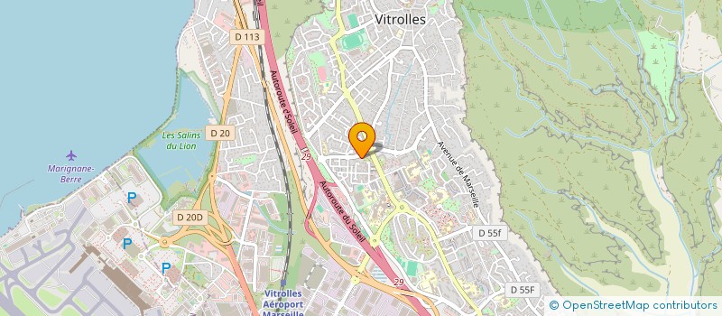 localisation de l'entreprise MEDITERRANEE CONSULTANTS  VITROLLES