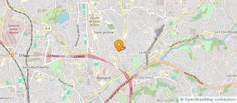 localisation de l'entreprise MEDITERRANEE COURTAGE PROVENCE à MARSEILLE