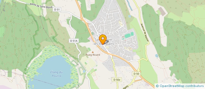 localisation de l'entreprise MEDITERRANEE EMBALLAGES  SAINT-MITRE-LES-REMPARTS