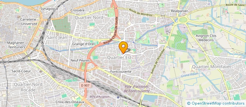 localisation de l'entreprise MEDITERRANEE EUROPE DRIVER SARL  AVIGNON