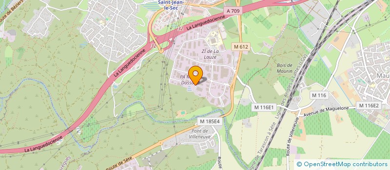 localisation de l'entreprise MEDITERRANEE EXPRESS à SAINT-JEAN-DE-VEDAS