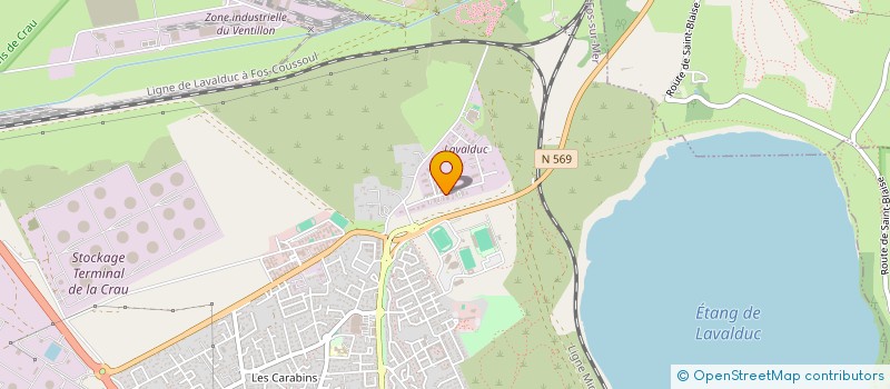 localisation de l'entreprise MEDITERRANEE IMMO  FOS-SUR-MER