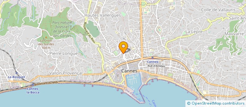 localisation de l'entreprise MEDITERRANEE IMMOBILIERE CONSEIL à CANNES