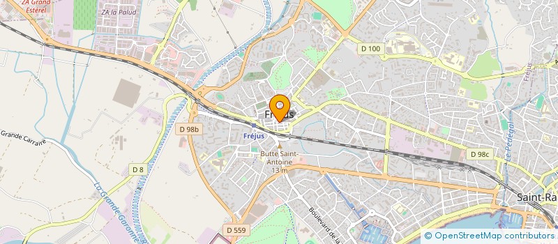 localisation de l'entreprise MEDITERRANEE IMPORT EXPORT  FREJUS