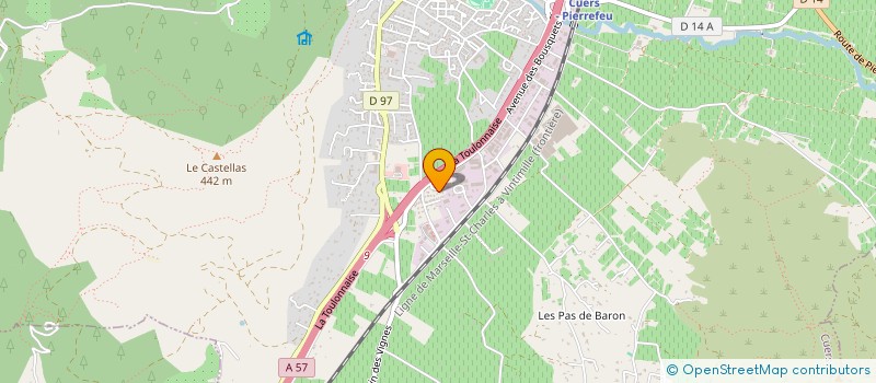 localisation de l'entreprise MEDITERRANEE INVESTISSEMENT PATRIMOINE  CUERS