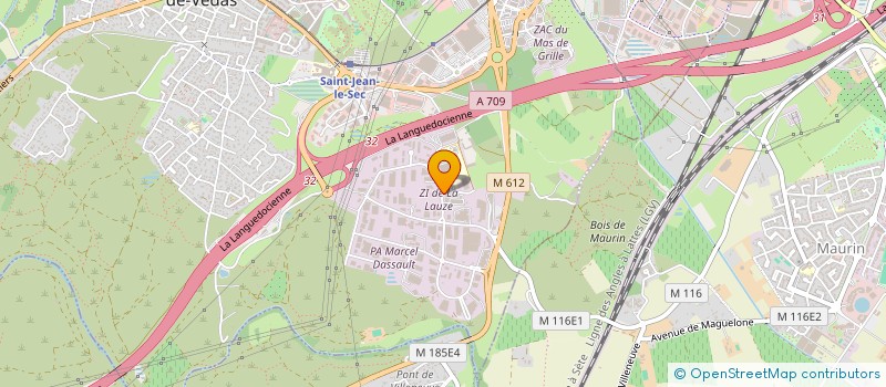 localisation de l'entreprise MEDITERRANEE LOISIRS à SAINT-JEAN-DE-VEDAS