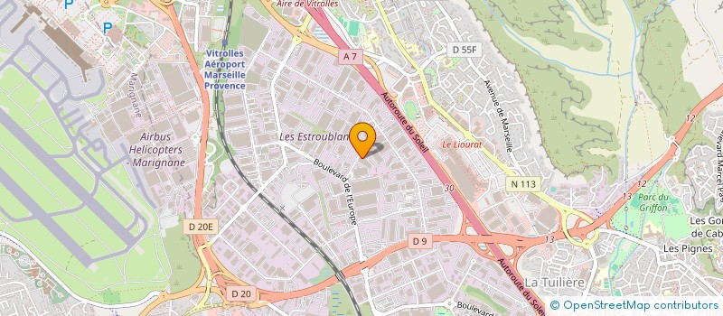 localisation de l'entreprise MEDITERRANEE NEGOCE à VITROLLES