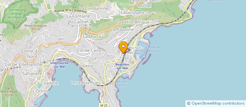 localisation de l'entreprise MEDITERRANEE PECHE DECOUVERTE à BEAULIEU-SUR-MER
