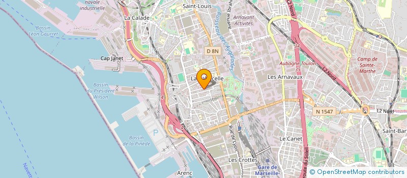 localisation de l'entreprise MEDITERRANEE PIECES AUTO à MARSEILLE