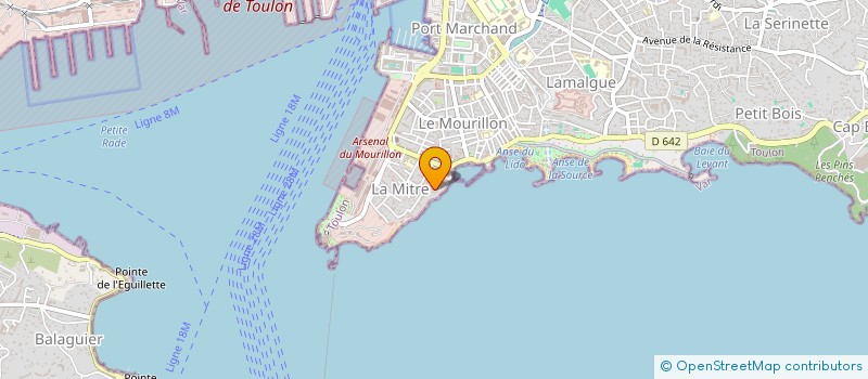 localisation de l'entreprise MEDITERRANEE PLAISANCE  TOULON