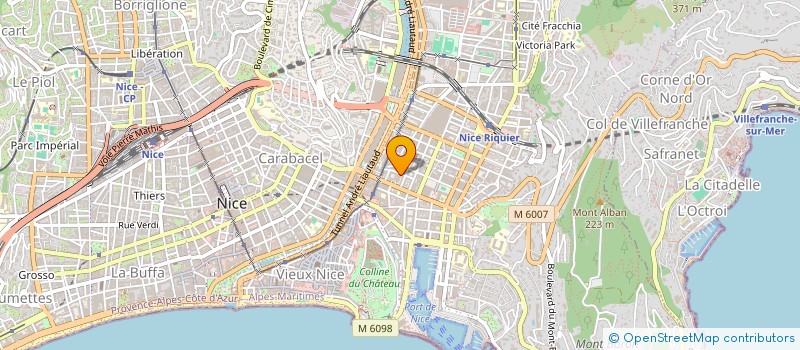 localisation de l'entreprise MEDITERRANEE PLOMBERIE CHAUFFAGE à NICE