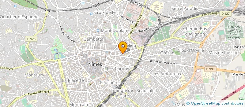 localisation de l'entreprise MEDITERRANEE SECURITE PRIVEE  NIMES