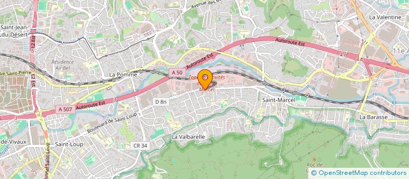 localisation de l'entreprise MEDITERRANEE SERAMIK à MARSEILLE