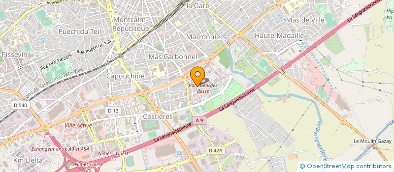 localisation de l'entreprise MEDITERRANEE SERVICE PROTECTION  STAINS