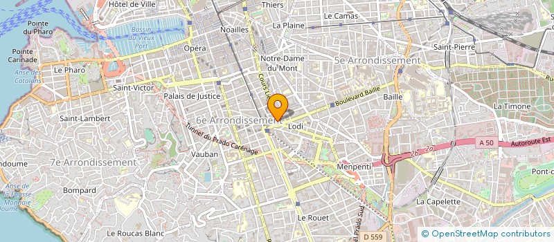 localisation de l'entreprise MEDITERRANEE SERVICES à MARSEILLE