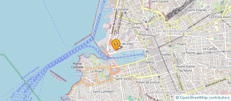 localisation de l'entreprise MEDITERRANEE SERVICES  MARSEILLE
