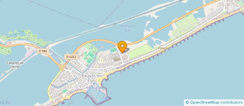 localisation de l'entreprise MEDITERRANEE TOURNIER INVESTISSEMENTS à PALAVAS-LES-FLOTS