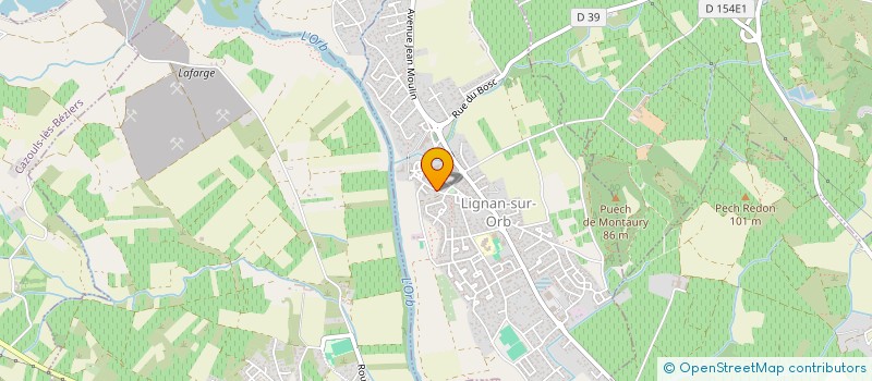 localisation de l'entreprise MEDITERRANEENNE CONSTRUCTION SERVICES  LIGNAN-SUR-ORB