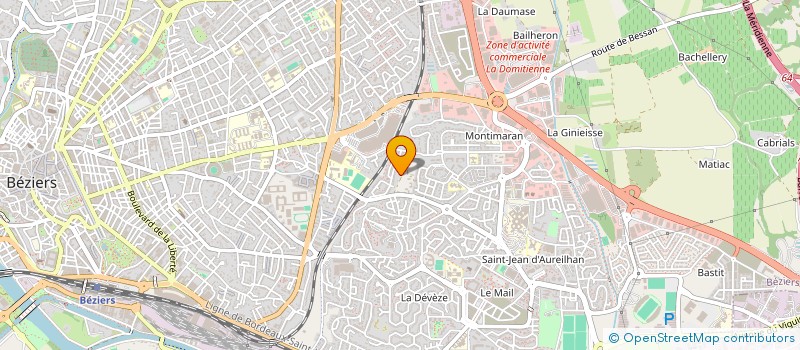 localisation de l'entreprise MEDITERRANEENNE DE DISTRIBUTION  BEZIERS