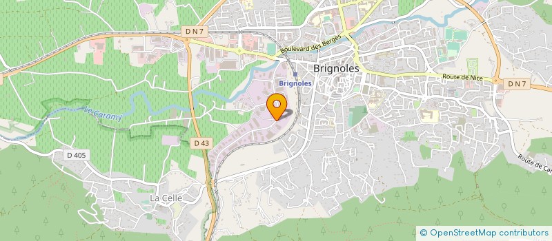 localisation de l'entreprise MEDITERRANEENNE DE LOCATION à BRIGNOLES