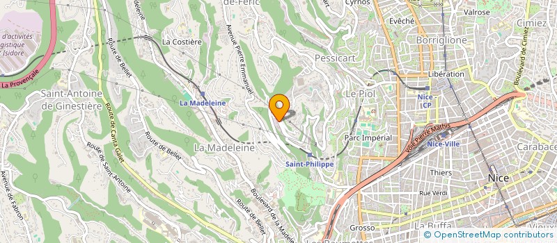 localisation de l'entreprise MEDITERRANEENNE DE SOLS RESINES à NICE