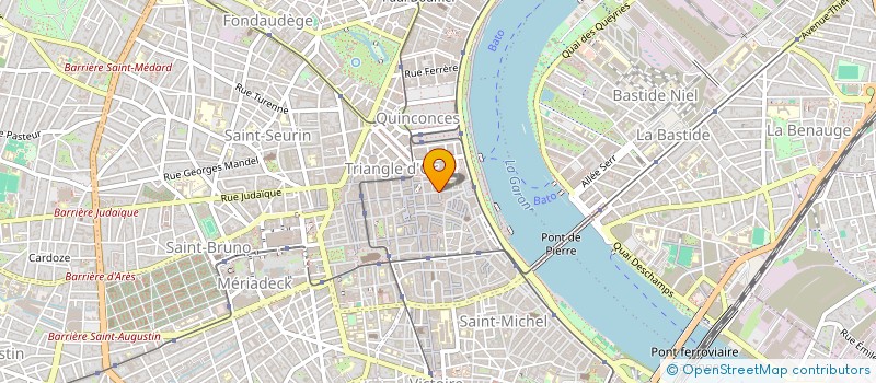 localisation de l'entreprise MEDITERRANEENNES DES DEUX RIVES  BORDEAUX