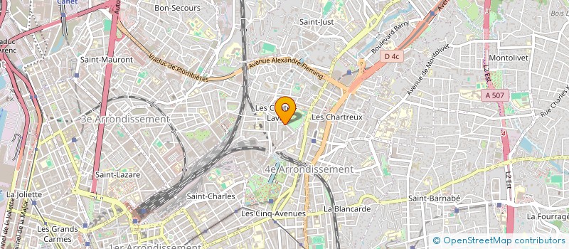 localisation de l'entreprise MEDITERRANENNE D'ISOLATION à MARSEILLE