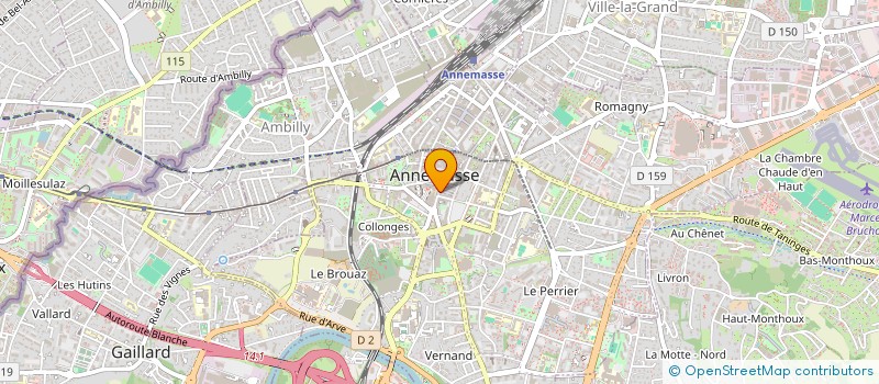 localisation de l'entreprise MEDITERRANEO à ANNEMASSE