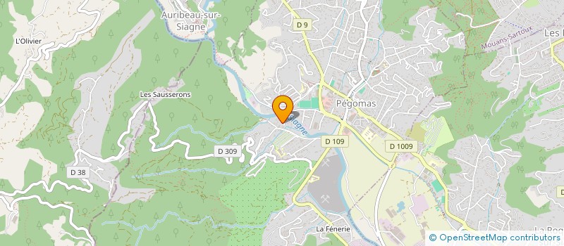 localisation de l'entreprise MEDITERRANEO PRESTATION  PEGOMAS