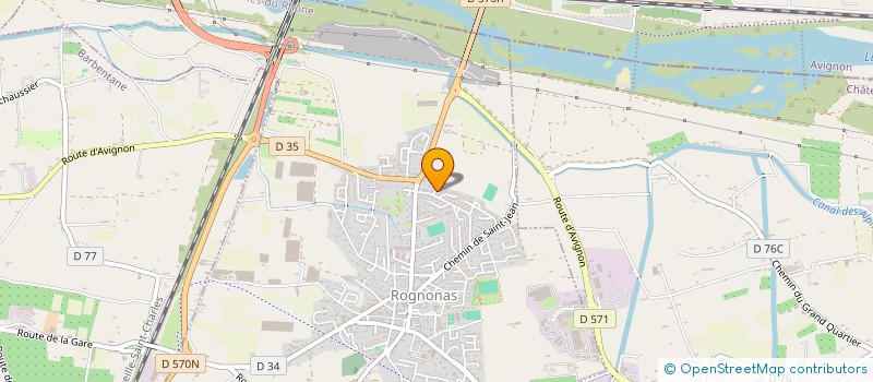 localisation de l'entreprise MEDITERRANEUS  ROGNONAS