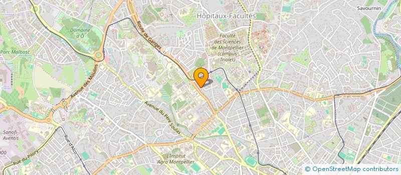 localisation de l'entreprise MEDITERRANEUS MER AU MILIEU DES TERRES à MONTPELLIER