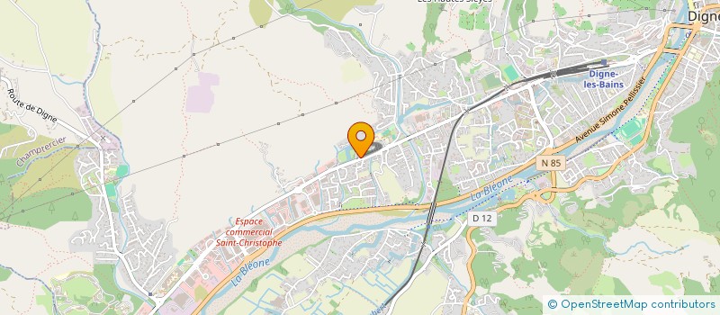 localisation de l'entreprise MEDITERRANNEENE DE PARE-BRISE à DIGNE-LES-BAINS