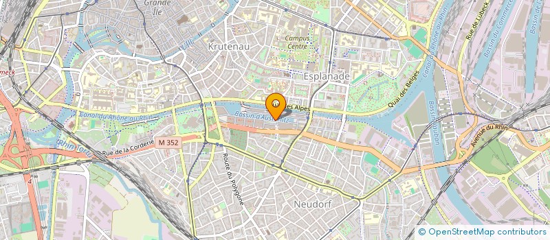 localisation de l'entreprise MEDITEST à STRASBOURG