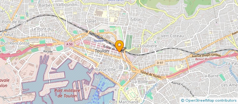 localisation de l'entreprise MEDITEX  TOULON