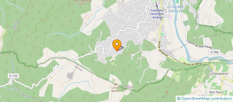 localisation de l'entreprise MEDITEX ASSISTANCE EXPERTISES à ANDUZE