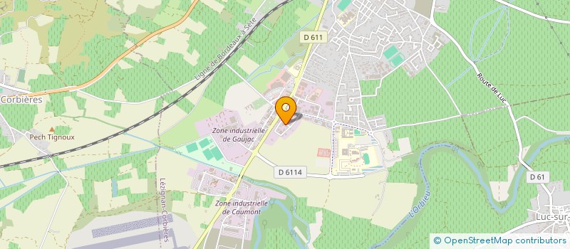 localisation de l'entreprise MEDITRANS à LEZIGNAN-CORBIERES