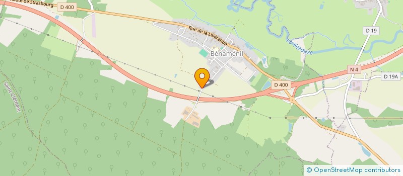 localisation de l'entreprise MEDITRANS 54  BENAMENIL