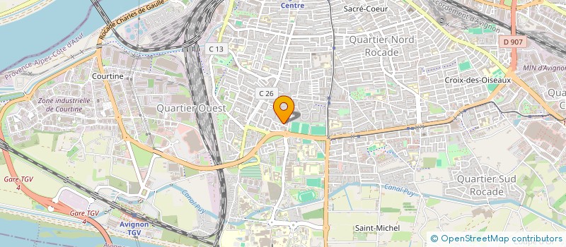localisation de l'entreprise MEDITRANS 84 à AVIGNON