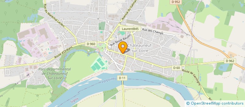 localisation de l'entreprise MEDITRANS SARL à CHATEAUNEUF-SUR-LOIRE