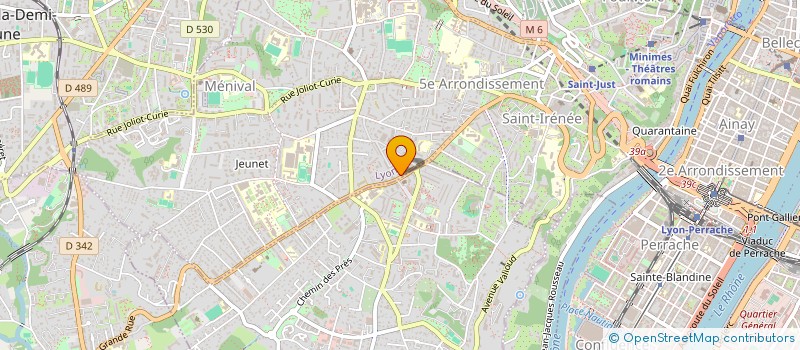 localisation de l'entreprise MEDITRINE CHARCOT  LYON