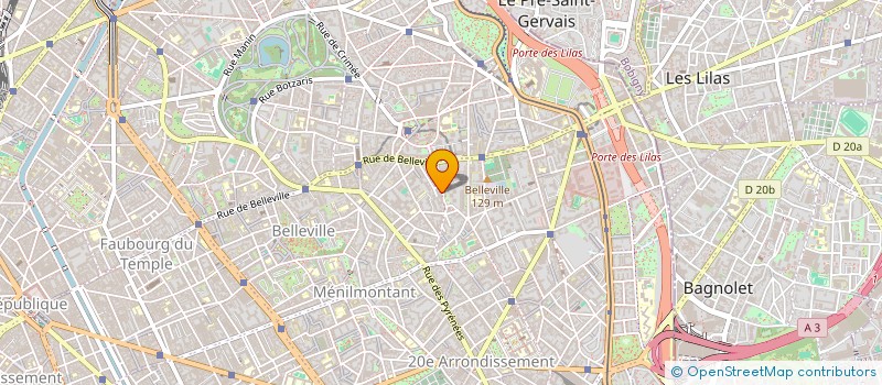 localisation de l'entreprise MEDIUM PROTOTYPAGE  PARIS