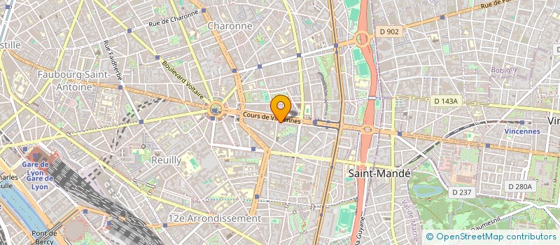 localisation de l'entreprise MEDIUM W  PARIS