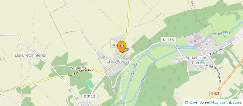 localisation de l'entreprise MEDIVAL à CRECY-COUVE
