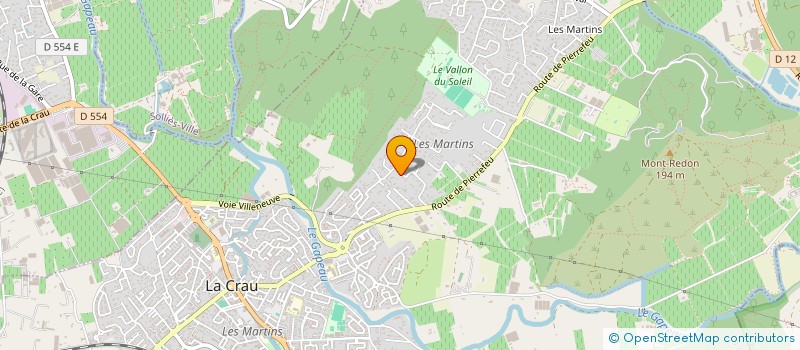 localisation de l'entreprise MEDIVEA  LA CRAU