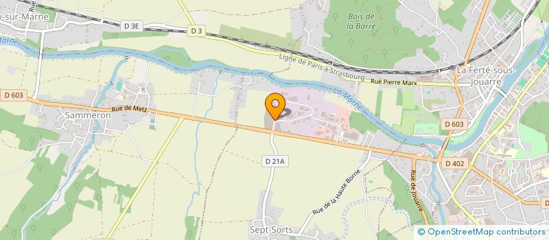 localisation de l'entreprise MEDIVERRE  SEPT-SORTS