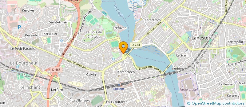 localisation de l'entreprise MEDIWAST  LORIENT