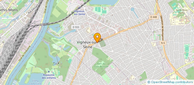 localisation de l'entreprise MEDJA à VIGNEUX-SUR-SEINE