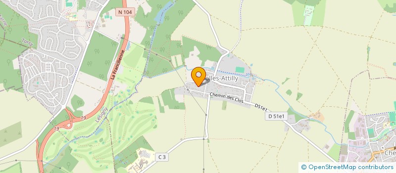 localisation de l'entreprise MEDJAHED  FEROLLES-ATTILLY