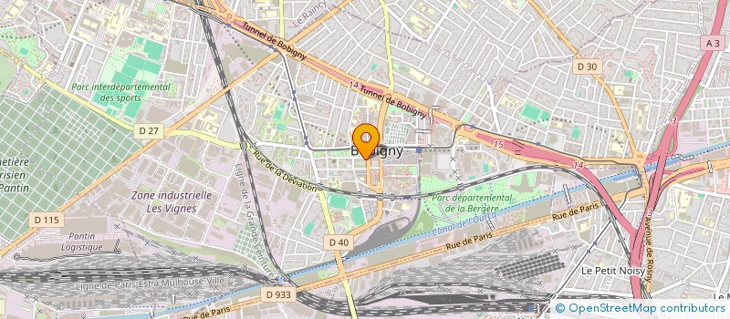 localisation de l'entreprise MEDJBER FATIMA  BOBIGNY